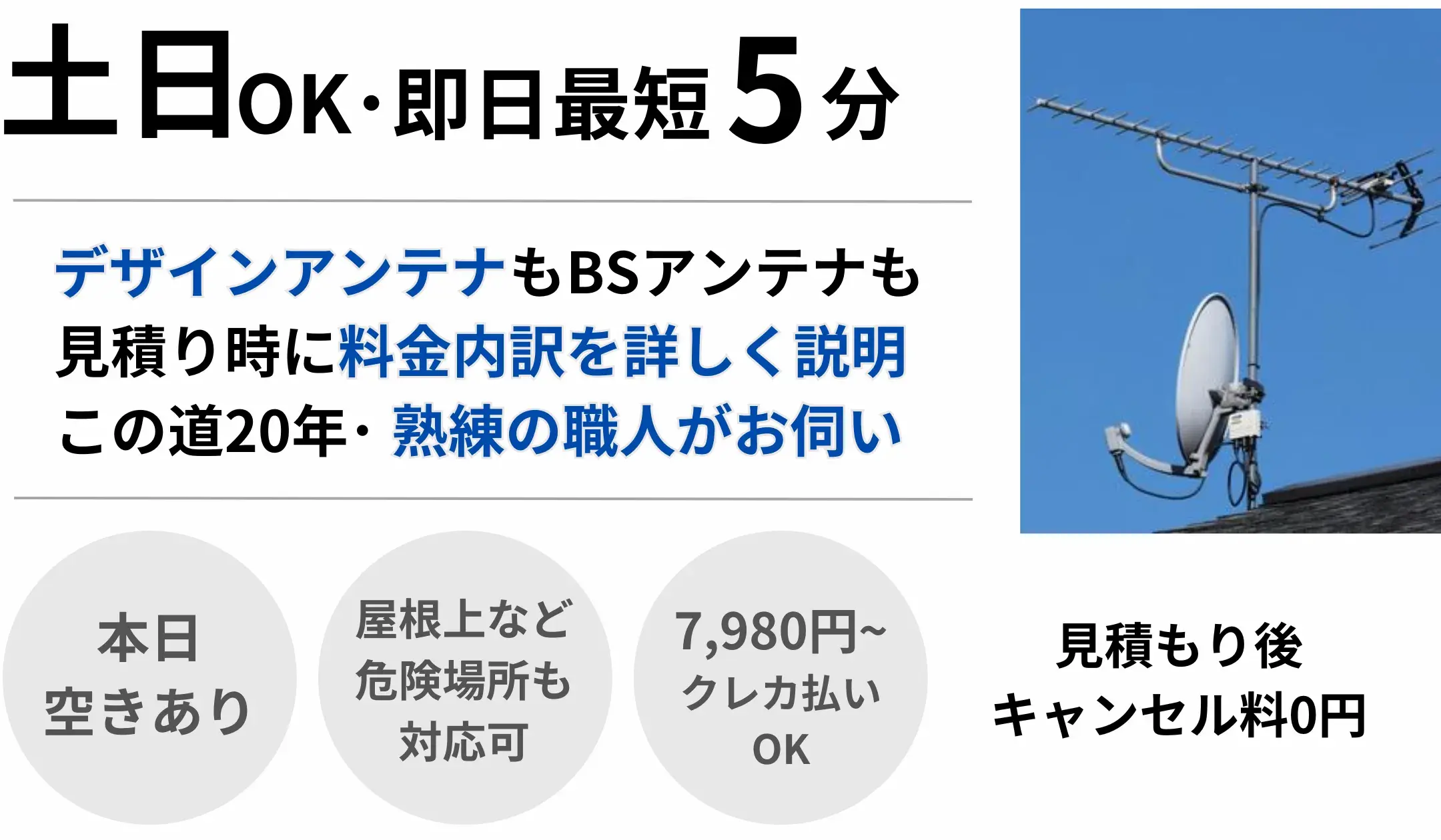 アンテナ工事･取付